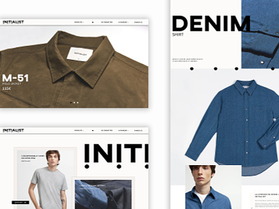 The Initialist - Product page front end shopify web design