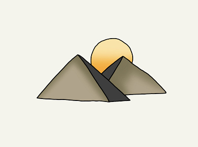 Pyramides - Illustration illustration