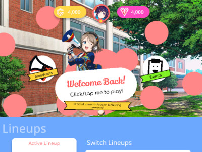 Lovewing v4 UI design game ui