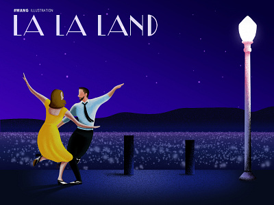 LALALAND illustration movie art