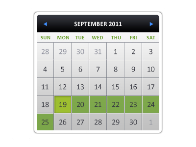 Another Day, Another Calendar by Amy Parker on Dribbble