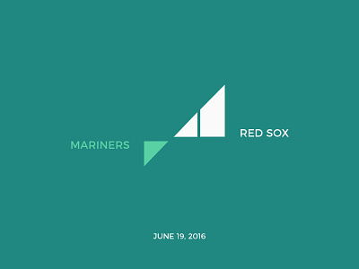Red Sox Scores: June 19, 2016 baseball chart charts data data visualization data viz infographic sports