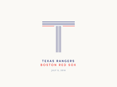 Red Sox Scores: July 5, 2016 baseball data data visualization data viz infographic sports typography
