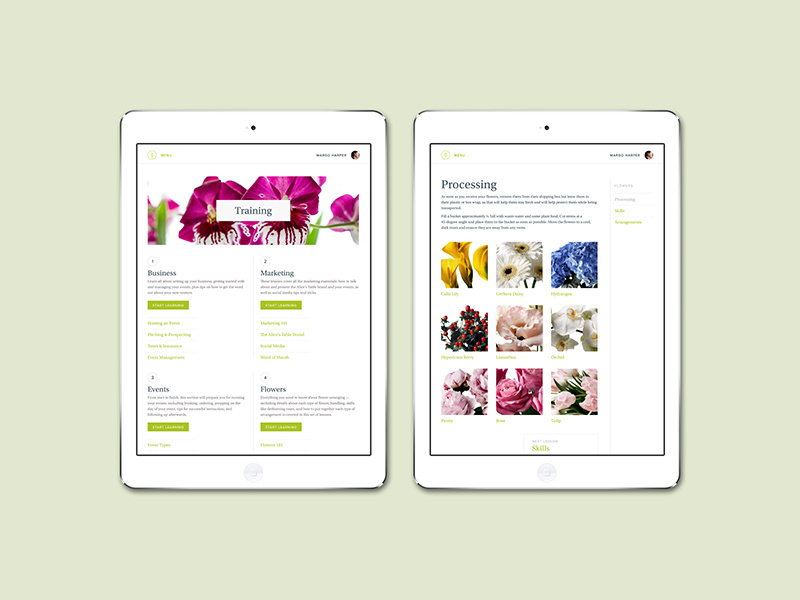 Alice's Table Events no. 2 by Amy Parker for Fore Design on Dribbble