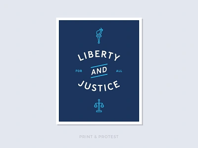 Print & Protest No. 28 icon illustration politics poster print protest resist sign