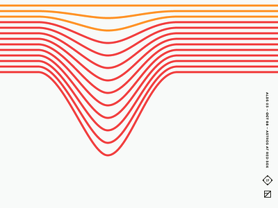 Red Sox Scores: October 8, 2017 baseball data data visualization data viz geometric infographic minimal minimalism simple sports