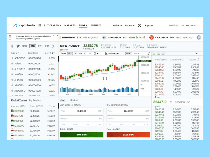 Light vs Dark mode - crypto trading platform animation crypto dark mode dark vs light design ecommerce finance interaction rising talent trading ui ui design ux visual design webdesign