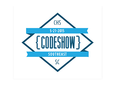 Code Show Event Logo badge branding code codeshow event logo vector