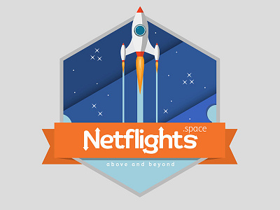 Netflights.space april fool branding