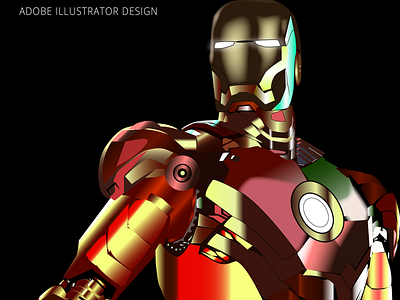 Iron Man DESIGN avengers design gradient graphic design illustration illustrator cc iron man ironman