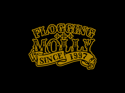 Flogging Molly design illustration logo punkrock vector