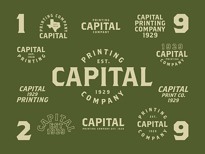 Lockups for Capital Printing