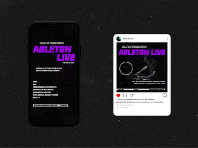 Ableton Live creative flyer flyer design instagram instagram post photoshop