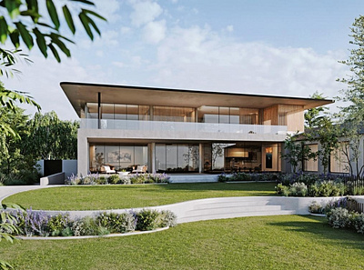 Modern Villa in Australia 3d renderings 3d 3d rendering architectural architecture australia building cgi exterior house modern villa visualisation visualization