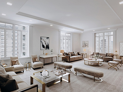 New York apartment - 3d rendering