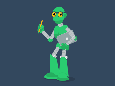 Creative Robot character design illustration robots vector