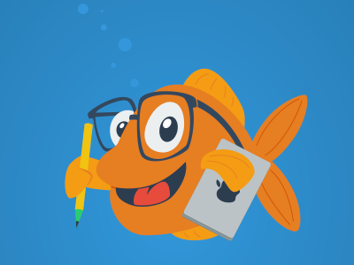 Creative Fish character design fish illustration sea water