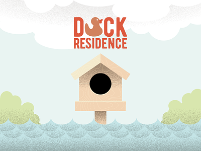 Duck Residence graphic design illustration illustrator indesign