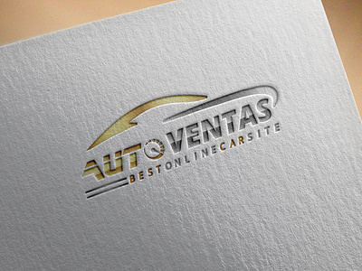 auto ventas logo design vector