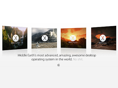 OS X Middle Earth Collection apple mavericks os os x
