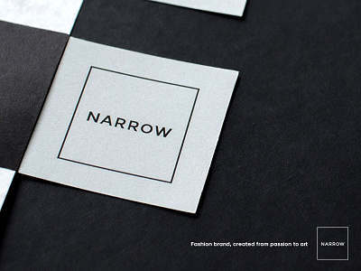 Narrow Branding black branding logo marta minimalistic narrow stachecka white