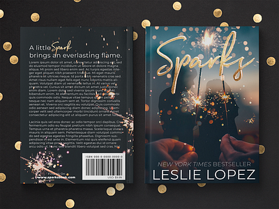 Sparks. Book Cover book book cover book cover design book design cover art graphic desin illustrator novel photoshop romance