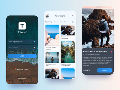 Traveler mobile app