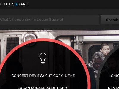 #OWL Design Collective - Sneak 1 chicago circle dark logan square news red round sneak wip