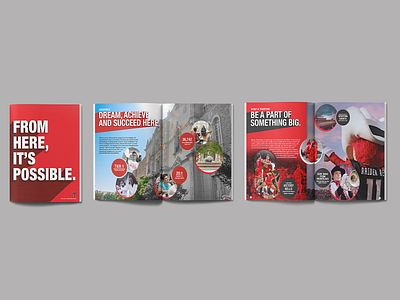 2020 Texas Tech Admissions Guide adobe illustrator adobe indesign booklet branding brochure design design guide