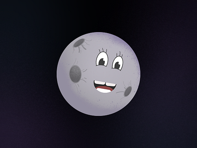 Little Moon Man character illustration digital art digital illustration illustration moon night procreate