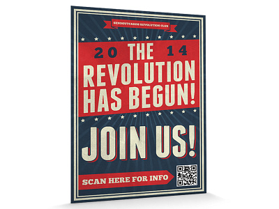 Revolution Convention Teaser Poster poster propaganda typography