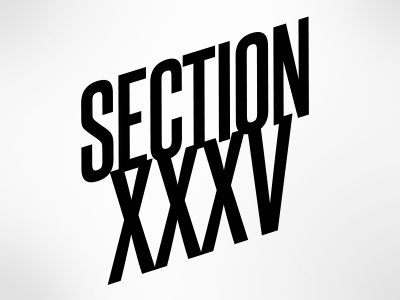 Section XXXV Db typography