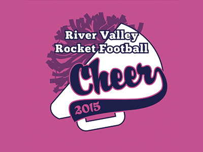 River Valley Rocket Cheer football mascot mustang river valley school sports varsity