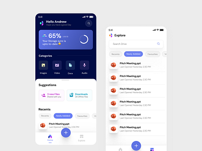 Spark Explorer App UI Design