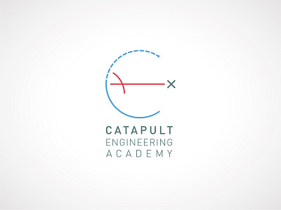 Catapult Engineering Academy logo academy alabama birmingham catapult creative design engineering freelance graphic logo ryan meyer work