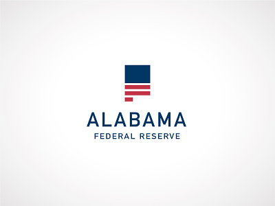 Alabama Federal Reserve logo alabama creative design federal freelance graphic logo montgomery reserve ryan meyer work