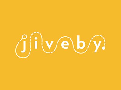 Jiveby logo idea concept dash design idea logo verlag yellow