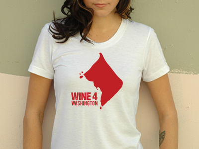 Wine 4 Washington Logo Design/TShirt