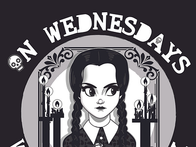 Wednesday Addams OG Mean Girl by Gwendolyn Blackman on Dribbble