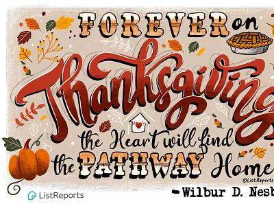 Thanksgiving Illustration illustration thanksgiving type type art vector