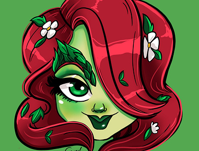 Poison Ivy batman dccomics design graphicdesign illustration illustrator poison ivy