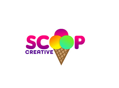 scoop 03 branding design flat icon illustration lettering logo typography vector web website