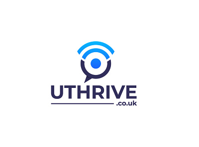 Uthrive 03 app branding design flat icon illustration lettering logo typography vector web website