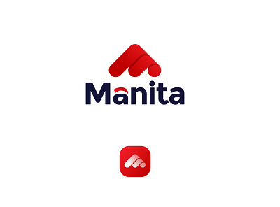 Manita 01 branding design flat icon illustration lettering logo typography vector web website