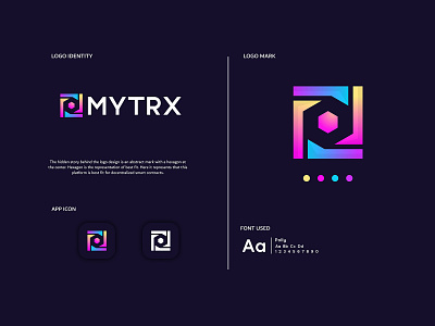 MYTRX app branding design icon illustration logo logo design logo designer typography vector web website