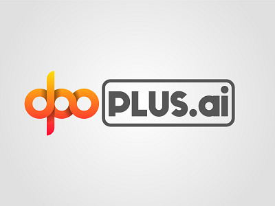 Dpo Plus Ai design flat logo vector website