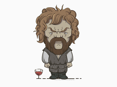 wine lover drawing game of throne gameofthrones illustraiton illustrator tirion vector winelover winter is coming