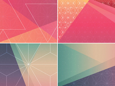 Dots and shapes and gradients, oh my...