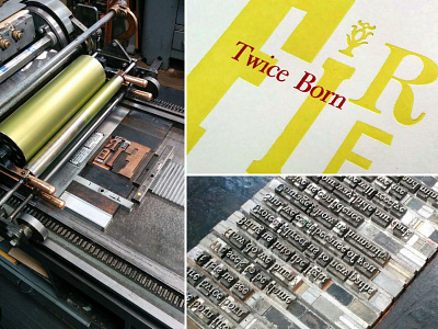 Letterpress Workshop fire letterpress