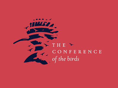 WIP - identity birds branding cob conference flight motif persian phoenix play silhouette simorgh sufi